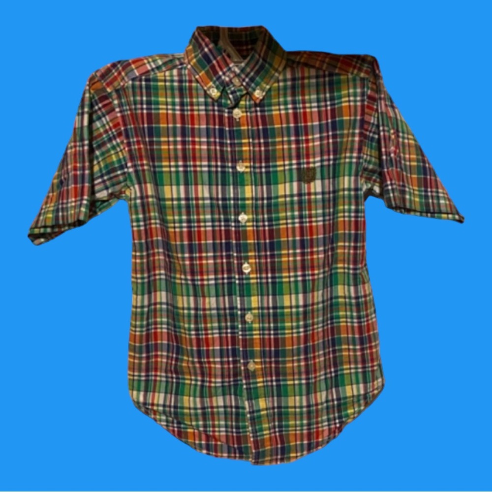 CHAPS BOYS SIZE 8 DRESS SHIRT 100%COTTON🇨🇦